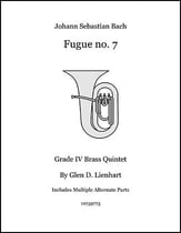 Fugue no. 7 (Brass Quintet) P.O.D. cover